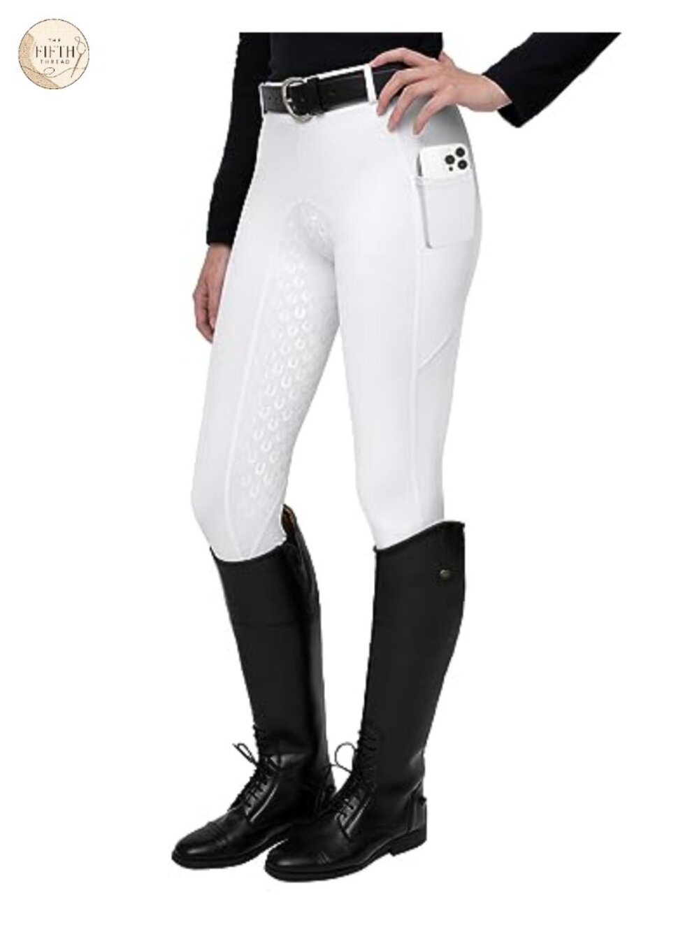 FitsT4 Sports Full Seat Silicone Grip Riding Tights Equestrian Breeches